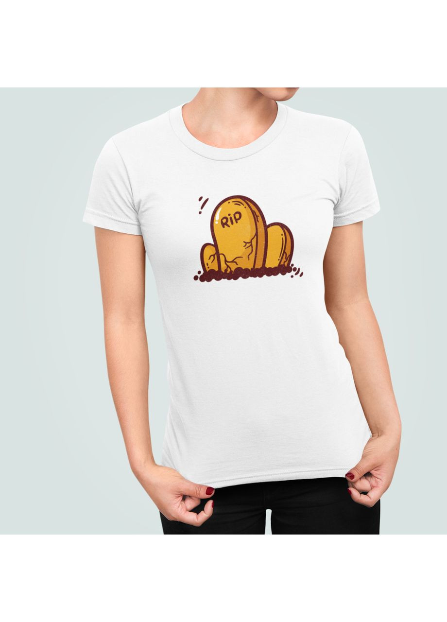 Женская футболка с принтом RIP Могила Хэллоуин Stedman - (365254052)