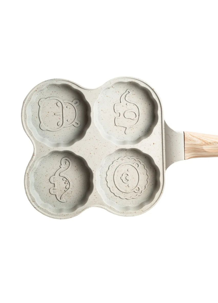 Сковорода для панкейков с антипригарным покрытием 19,5* 19,5* 2,5 см, бежевый Breakfast (322300247)