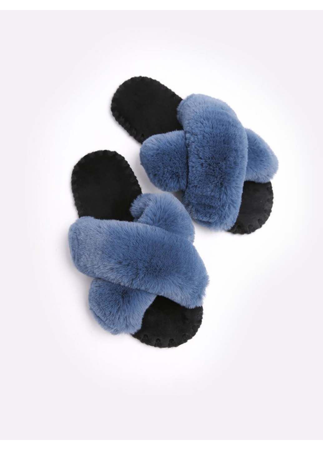 Синие домашние тапочки Family Story