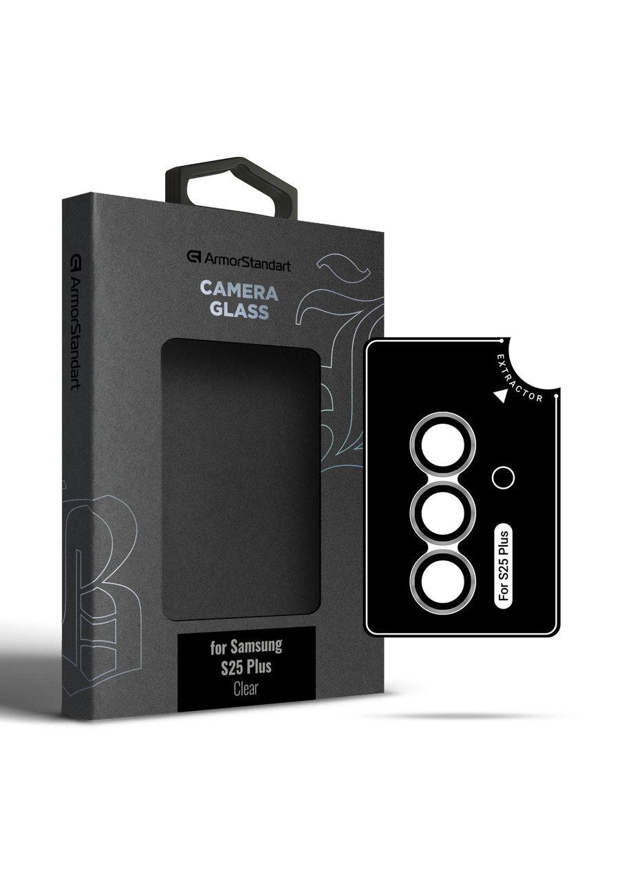 Защитное стекло для камери Supreme BI для Samsung S25 Plus Clear (ARM83221) PTR ArmorStandart (327883481)