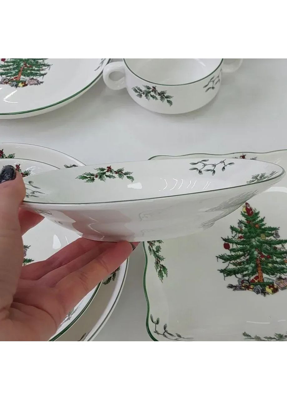 Тарілка супова Біла зима 102-553 20 см Olens (349223903)