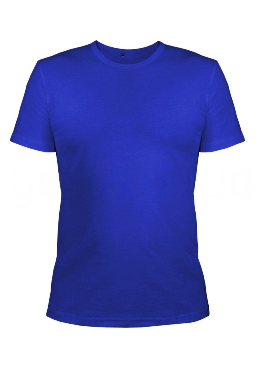 Синяя футболка мужская м.45 с коротким рукавом Ярослав