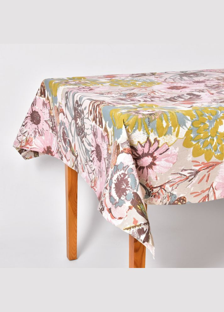 Скатерть с водоотталкивающей пропиткой 140х170 см акварель хлопок IDEIA (293068428)