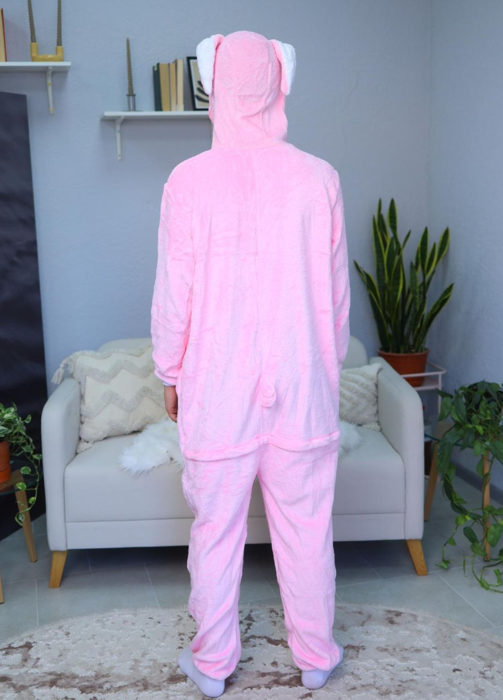 Кигуруми зайчик для мальчиков пижама с капюшоном и длинными ушками кролик My Kigu (366196342)