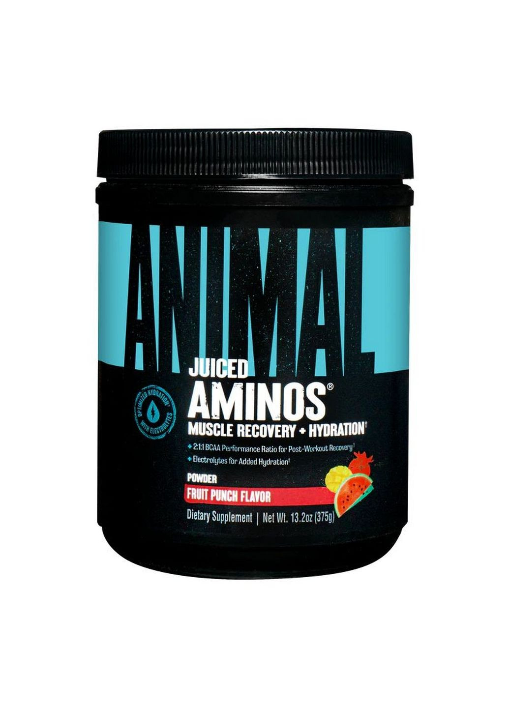 Аминокислота Animal Juiced Aminos, 30 порций Фруктовый пунш (375 грамм) Universal Nutrition (293417832)