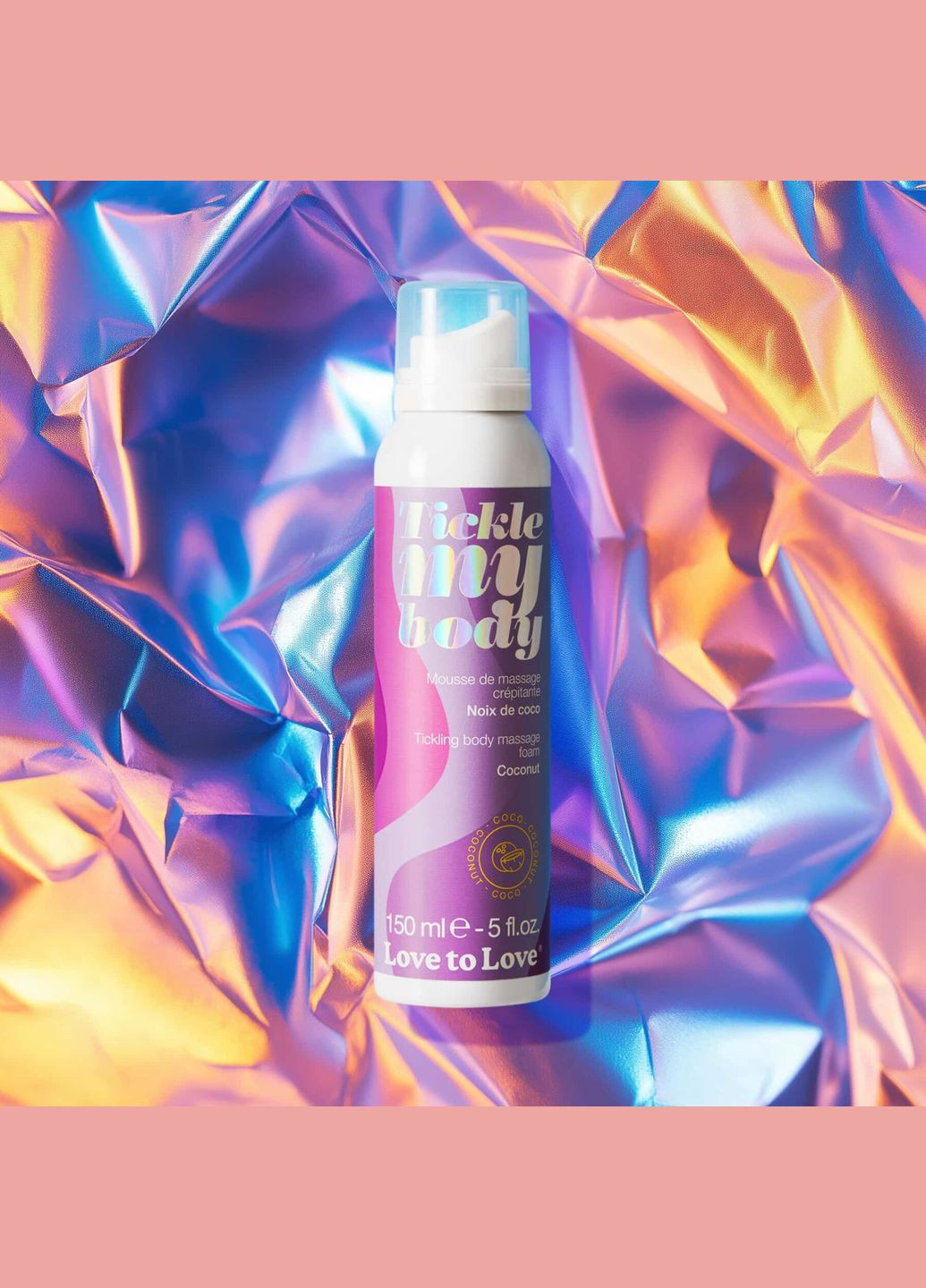 Масажна піна TICKLE MY BODY COCONUT (150 мл) зволожувальна Love To Love (335389297)