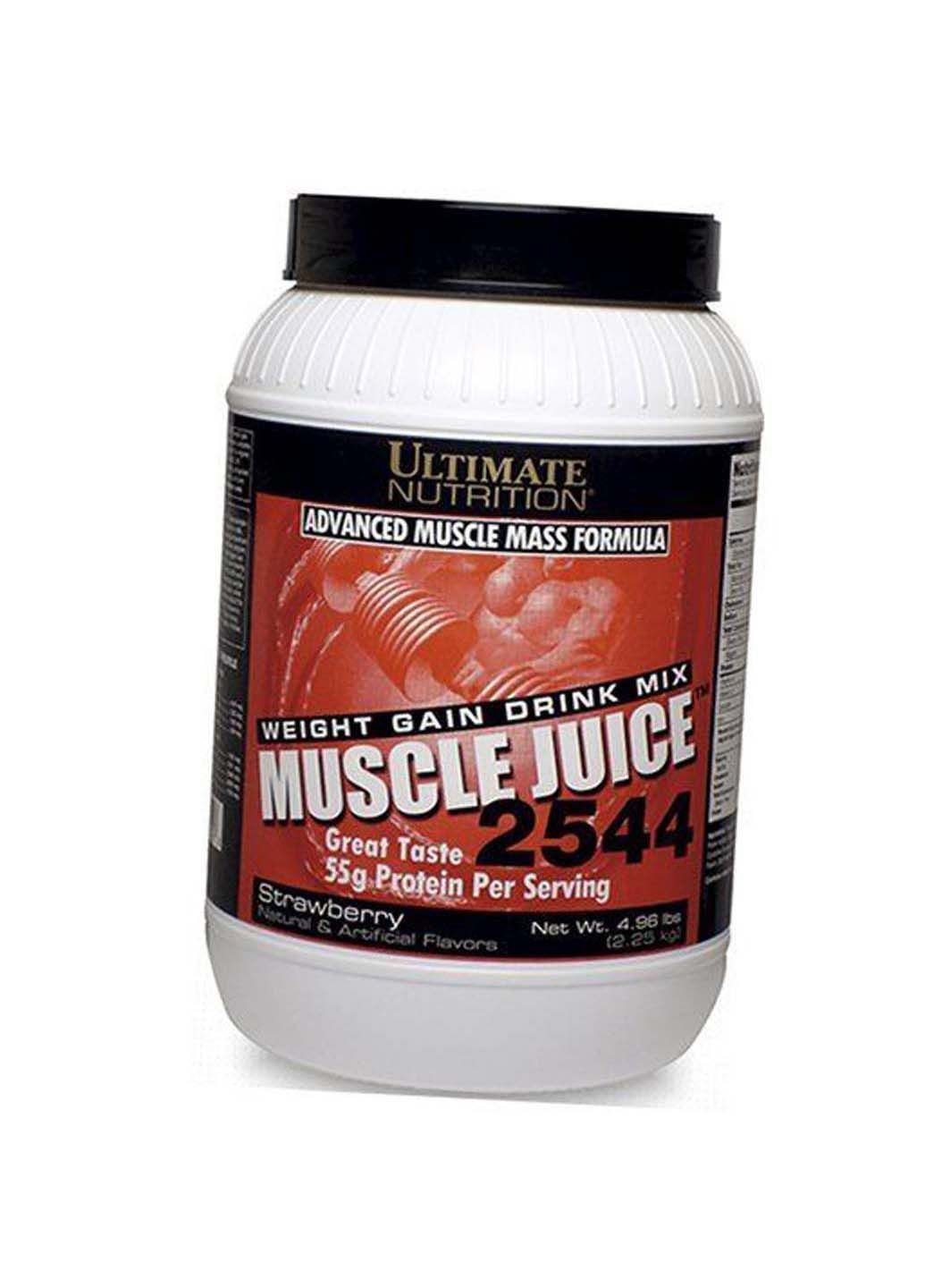 Гейнер Muscle Juice 2544 2250 г Клубника Ultimate Nutrition (292710990)