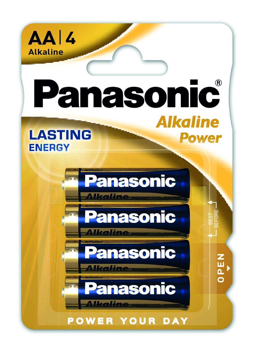 Батарейка LR06 Alkaline Power(Bronze) 1x4 шт. Panasonic (353214775)