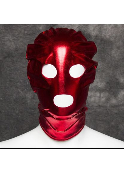 Маска вінілова Venyl чорна з очима і ротом балаклава бдсм Lovetoy (303883480)