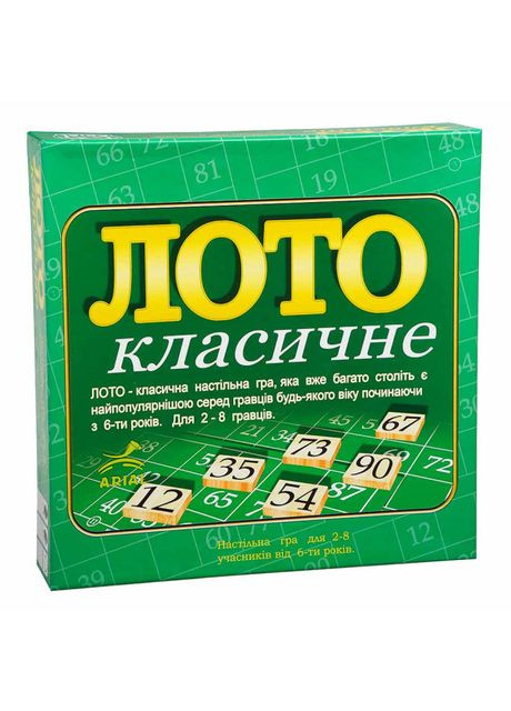 Настольная игра Лото классическое (4820059910046) Arial (367061009)