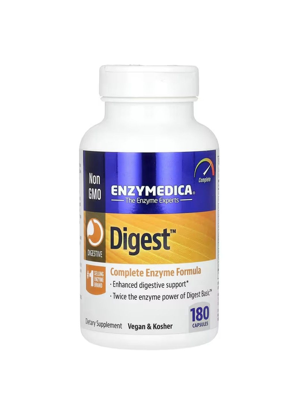 Полный Комплекс Ферментов Digest - 30 капсул Enzymedica (293944954)