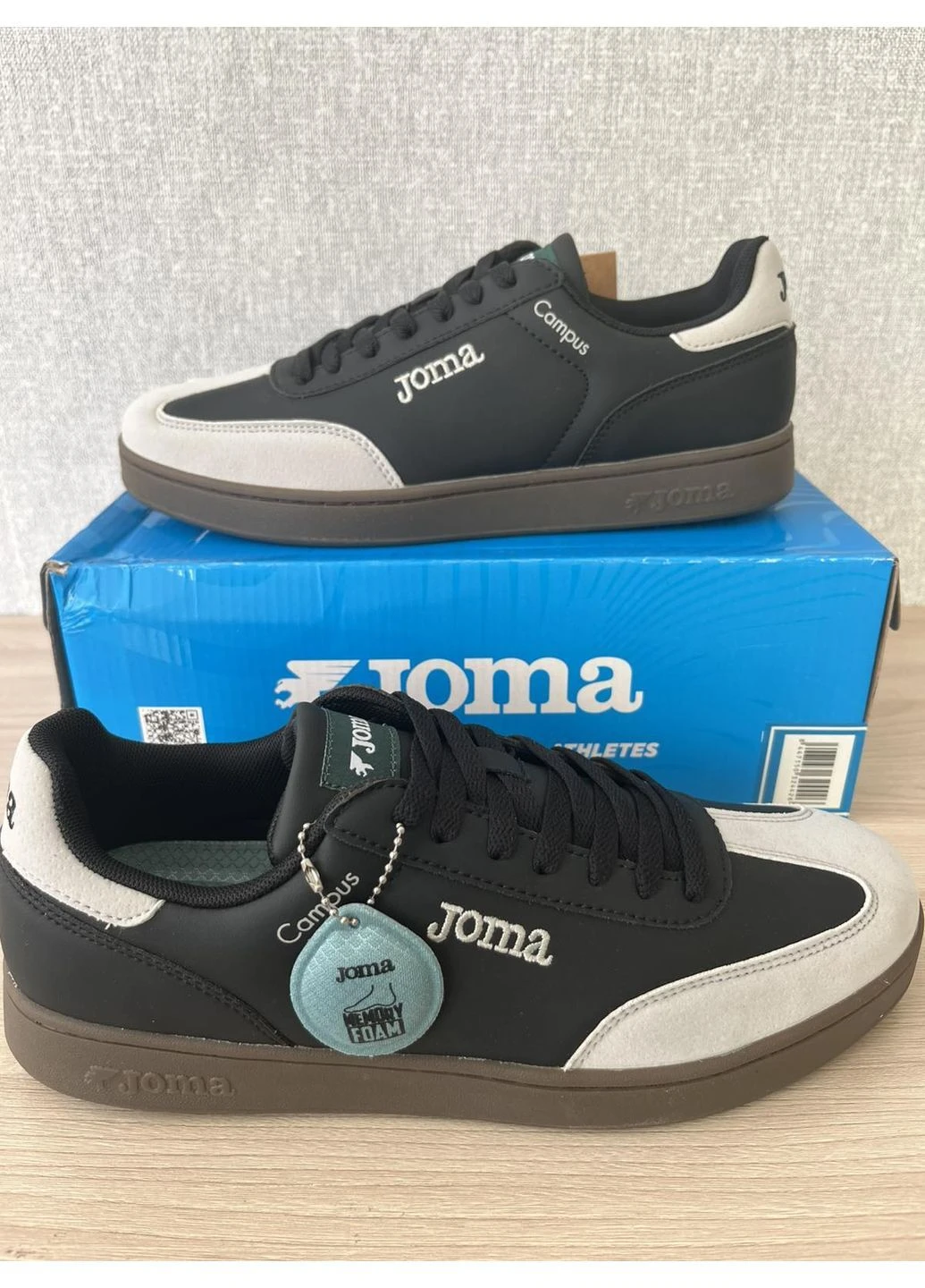 Чорні чоловічі дихаючі кросівки Joma C.Campus 2531 grey