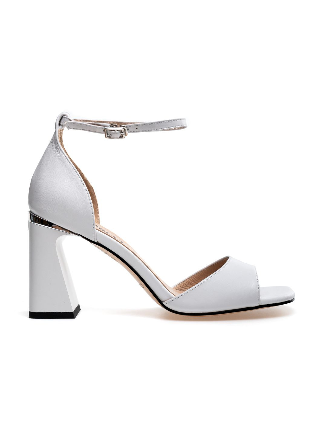 Комбинированные босоножки 01658 белые 35 VIDORCCI