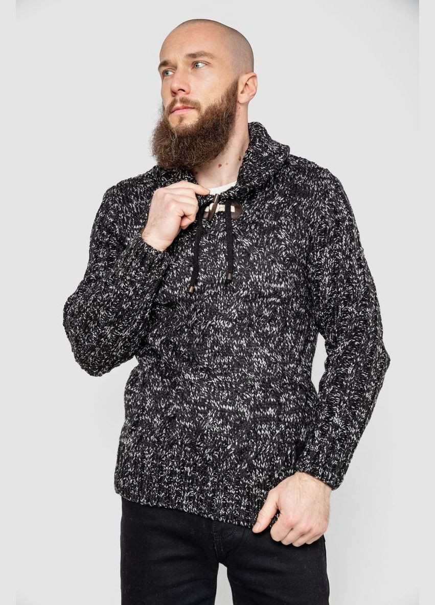 Темно-сірий зимовий светр чоловічий Ager 214R10303