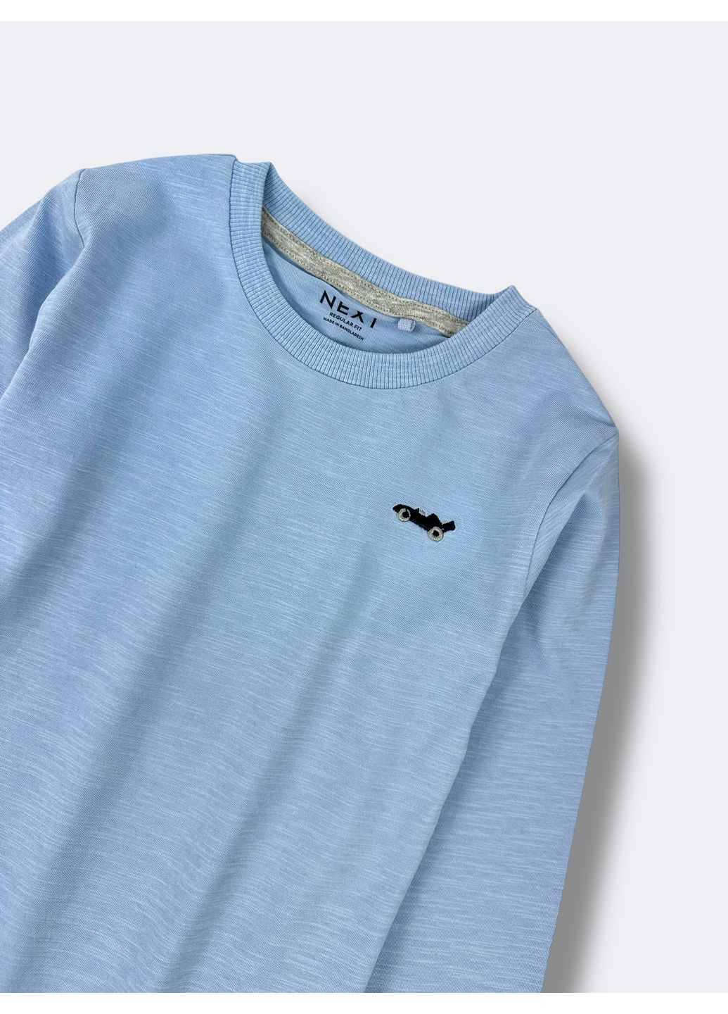 Голубой демисезонный лонгслив Next Trend