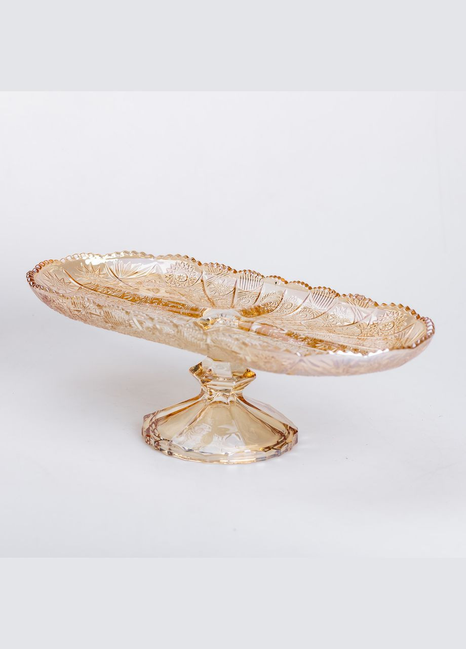 Ваза для фруктів Lirmartur скляна 33,5*15*10,5 см на 4 секції Yiwu (325686392)