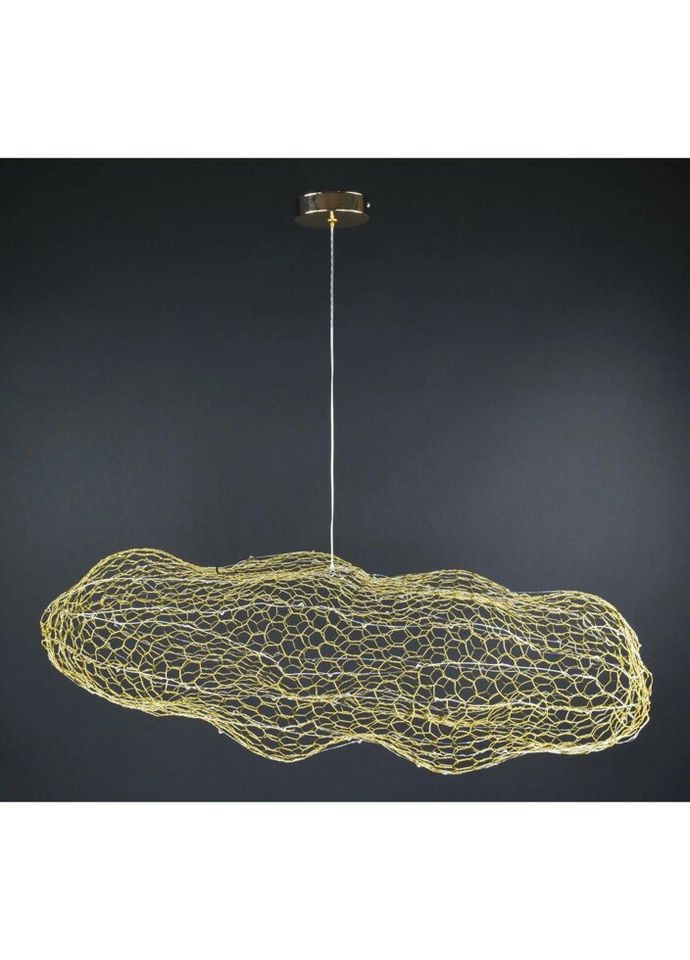 Люстра світлодіодна підвісна LED світильник для квартири на стелю ледве 27655 Золото 25-200х50х120 см. Sunnysky (335974700)