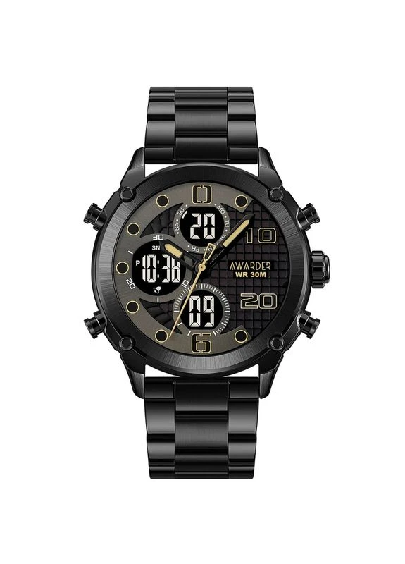 Наручные часы 017 Black-Black Steel Awarder (383586029)