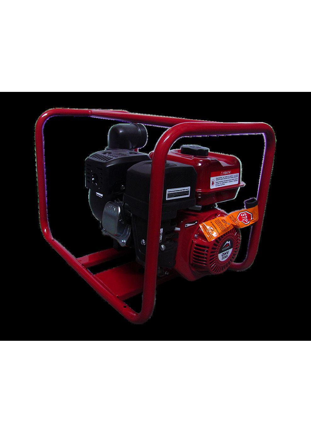 Мотопомпа рукав 75мм, 60м3/час, подъем 20м, для химикатов, SCCP80 Vulkan (342968010)