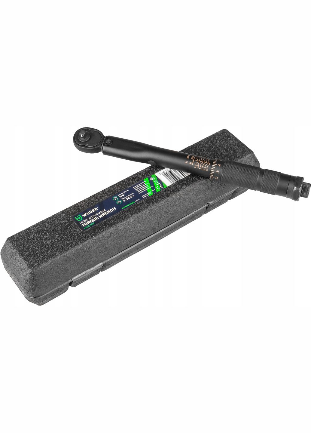 Динамометричний ключ 1/4" 2-24нм Wuber (341281798)