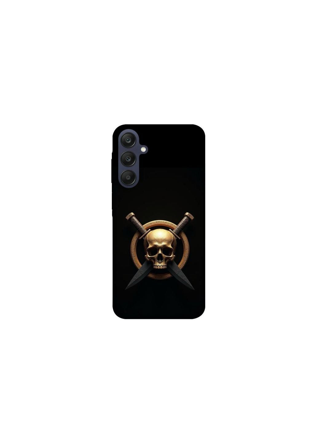 Чохол на Samsung Galaxy A25 5G Golden Skull Frontalka (354196480)