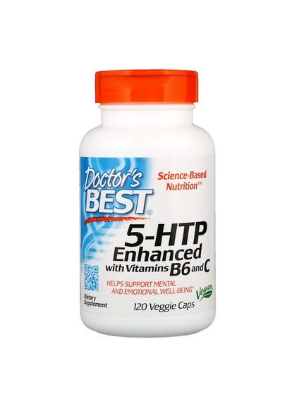 5-гідрокси L-триптофан (5-НТР),,120 кап. Doctor's Best (365986922)