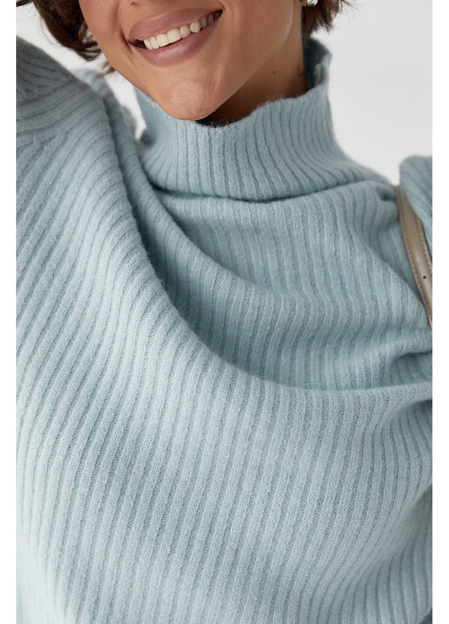 Вязаный гольф в рубчик Lurex (371334045)