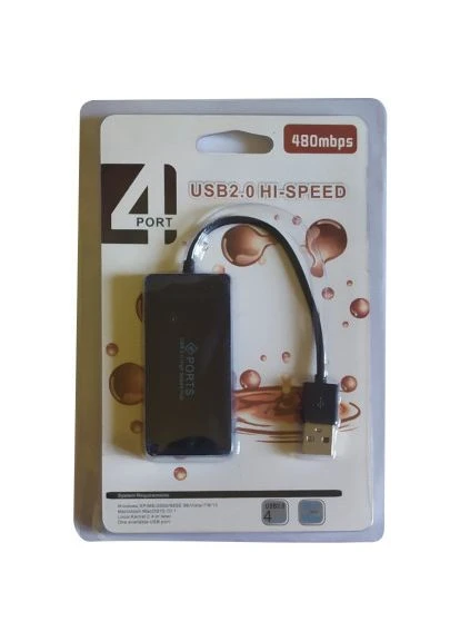 Концентратор USB TD4005 4port black (10725) Atcom (397096541)