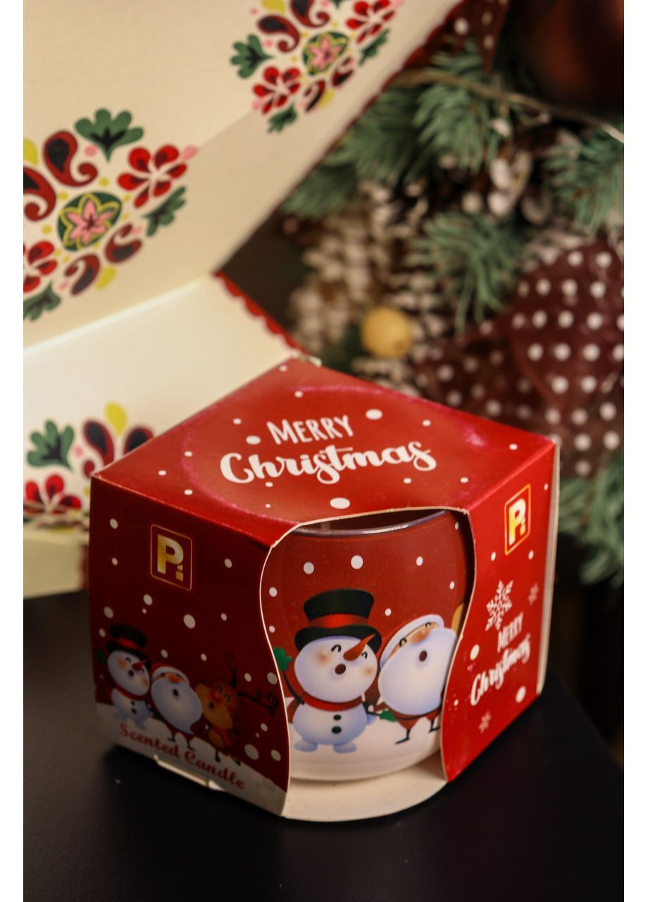 Свічка у склянці Pako Кросно "Сніговики" PAKO-IF (367055510)