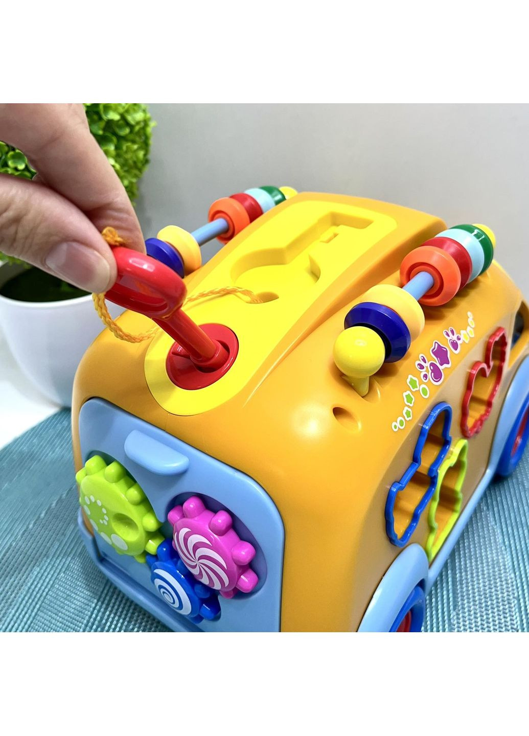 Автобус развивающий музыкальный сортер подсветка (988) Hola (355803921)