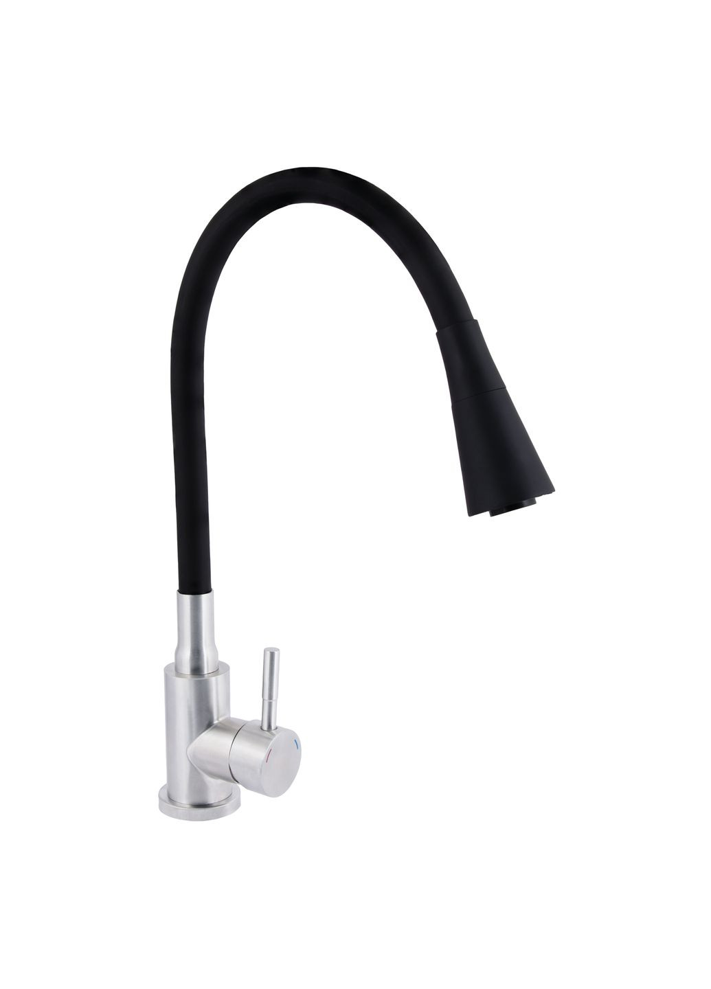 Змішувач для кухні Aria з гнучким виливом (k35) LDARI015F31BNK31872 Black / Nickel LIDZ 015F31 (323485808)