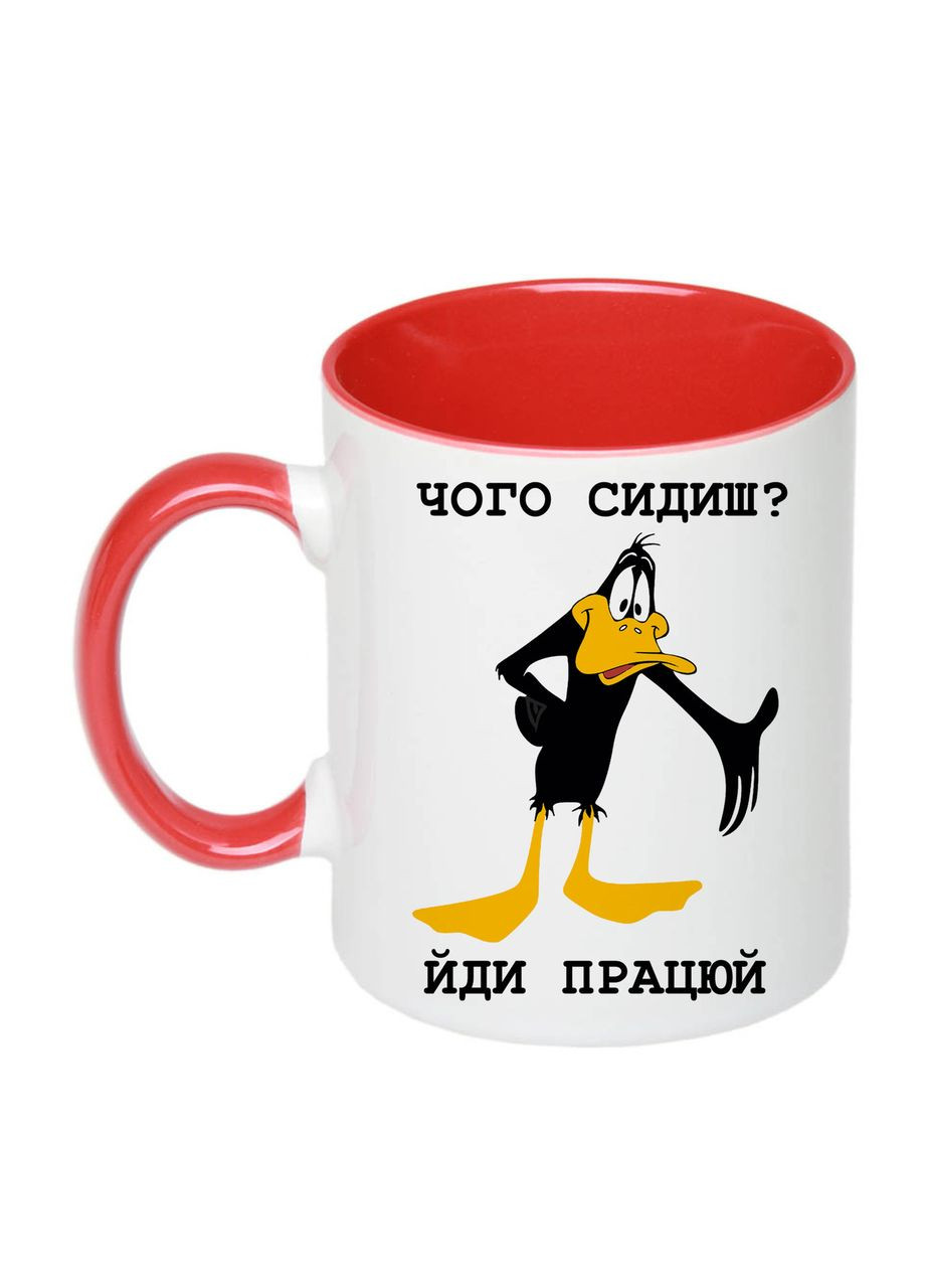 Чашка с печатью "Чего сидишь? Иди работай" 330 мл ( ) (27256) No Brand (336965395)