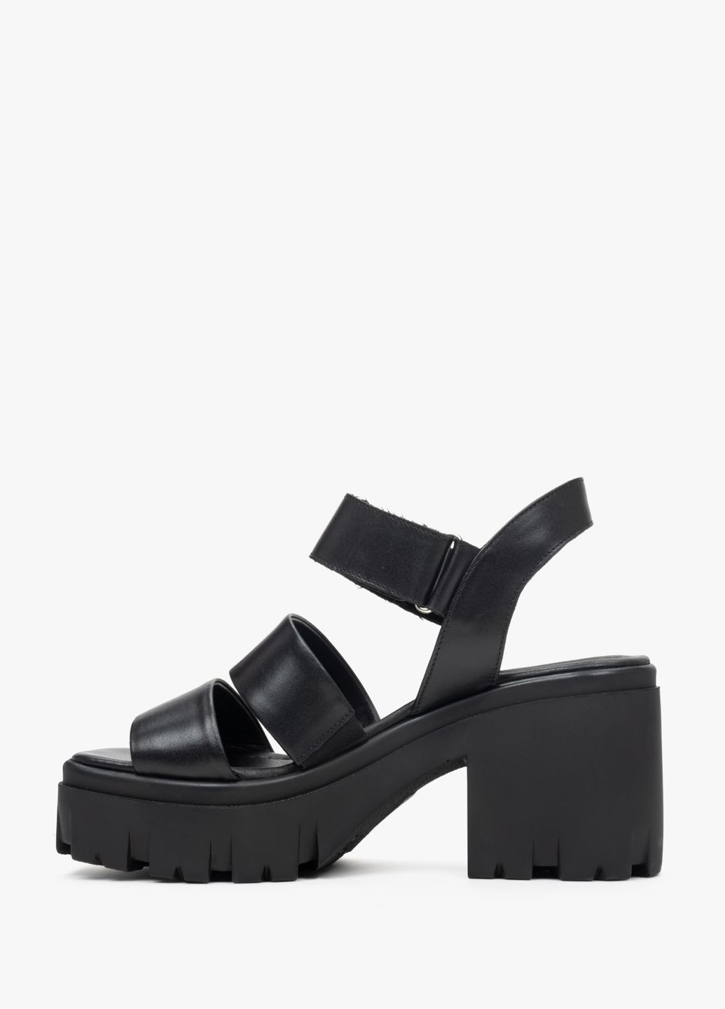 Босоніжки, колір чорний Estro (327810452)