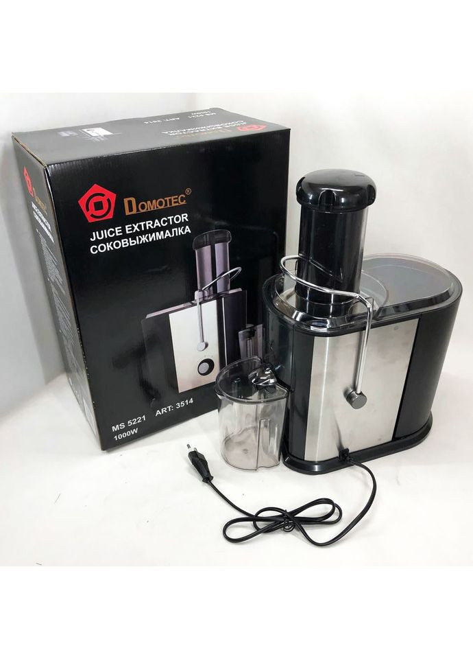 Соковижималка для яблук MS-5221 1000 W, Апарат для приготування соку, RP-312 Соковіджимний апарат Domotec (352770593)