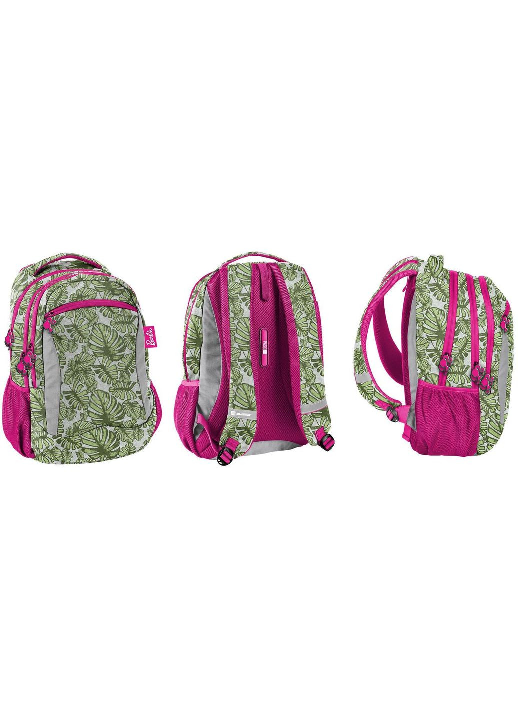 Красочный женский рюкзак Barbie Tropical Leaves BAL-2808 25L Разноцветный Paso (298285298)