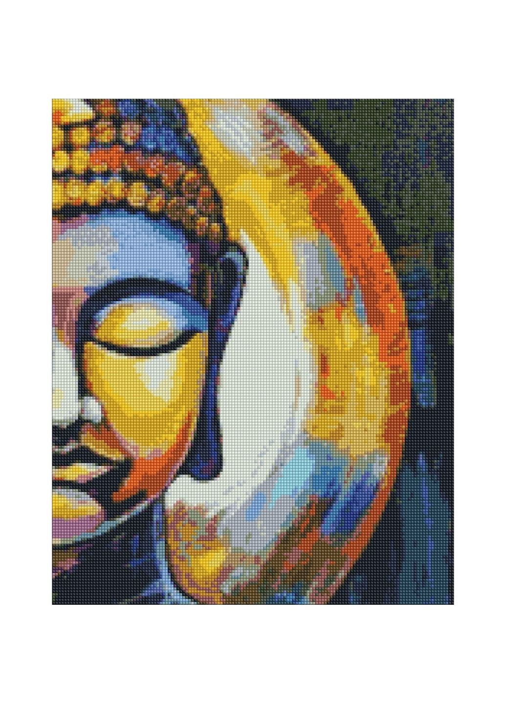 Діамантова мозаїка "Будда" 40х50 см Идейка (279311058)