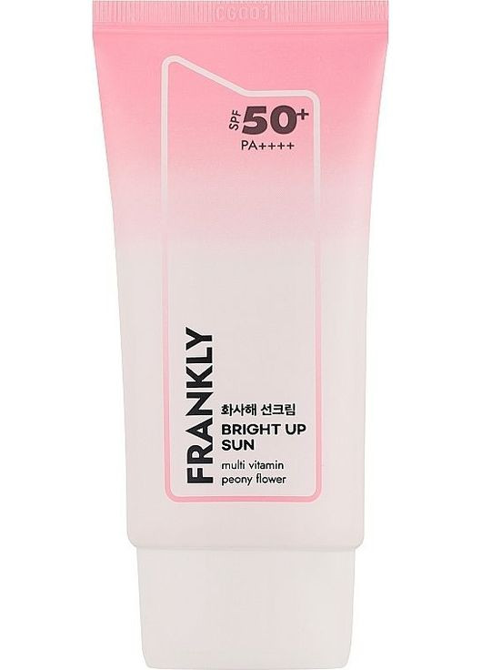 Frankly Солнцезащитный крем с витаминами 50 мл Bright Up Sunscreen SPF 50+ — Крем, Южная Корея (316257673)