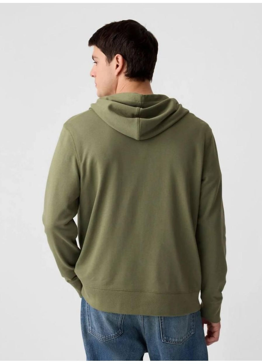 Худi на блискавці Soft Arch Logo L Оливковий (546879561) Gap (368683660)