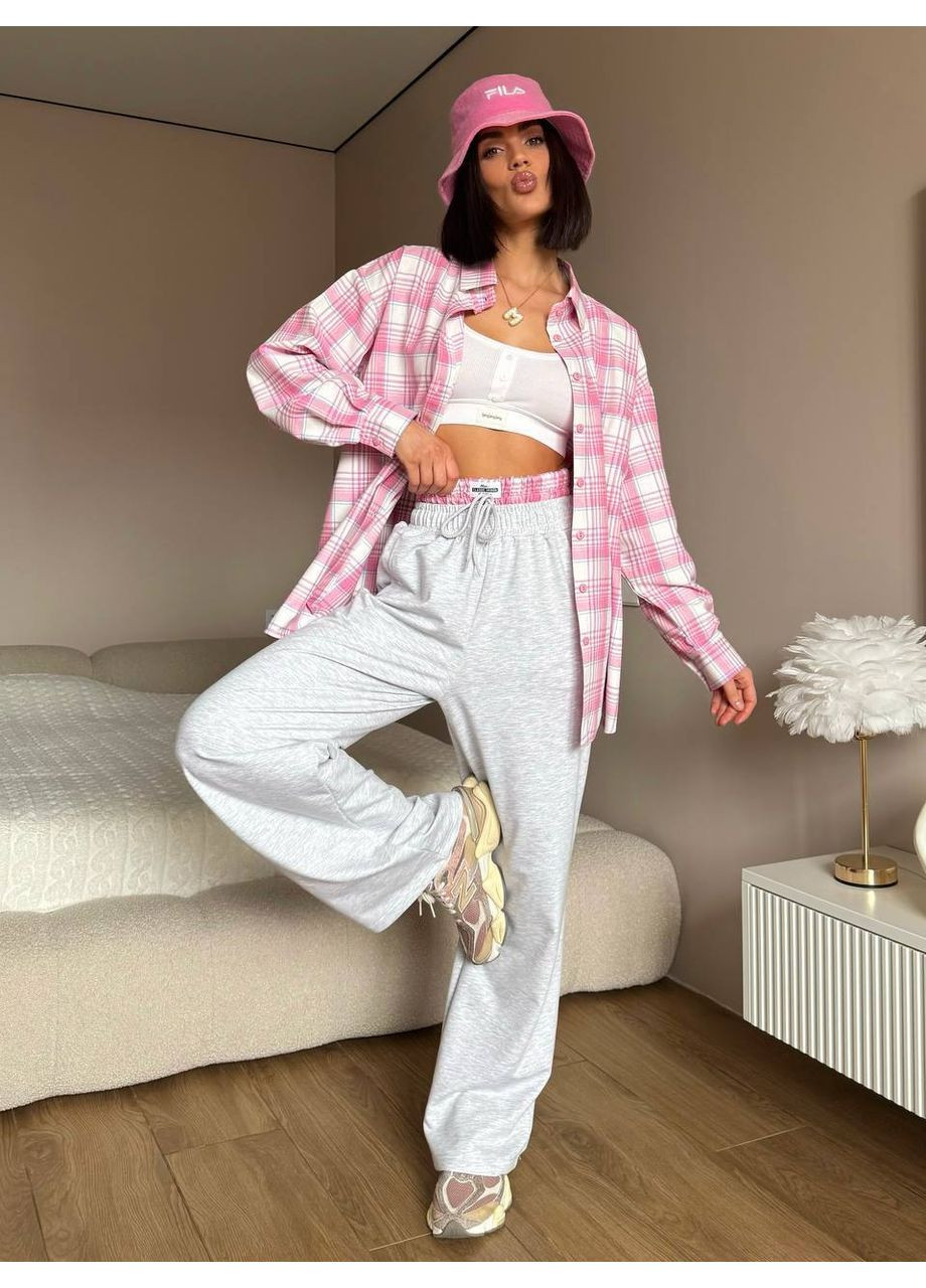 Костюм-сет із сорочкою та штанами палацо Україна (360898647)