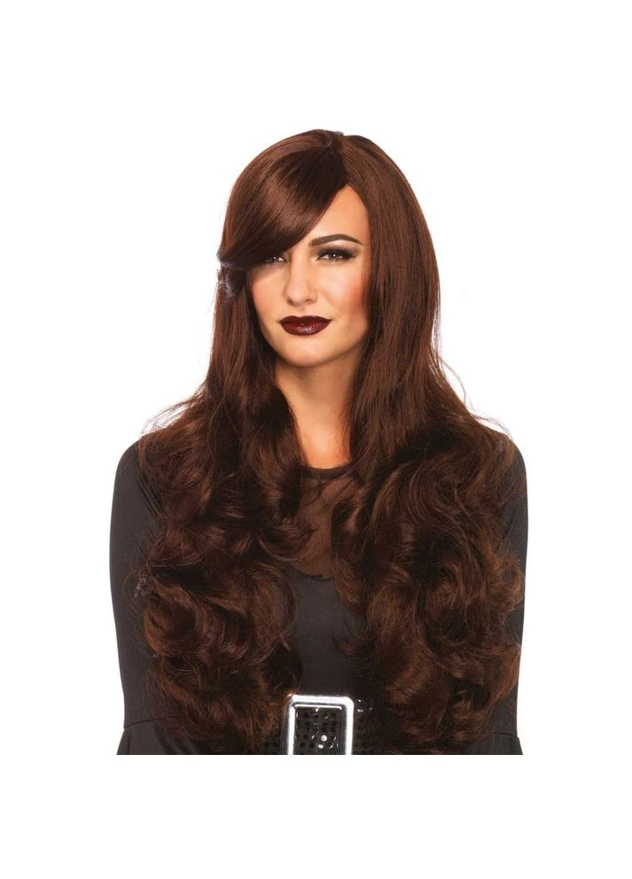 Перука довга каштанова Long Wavy Wig, 68.5 см Leg Avenue (383073187)