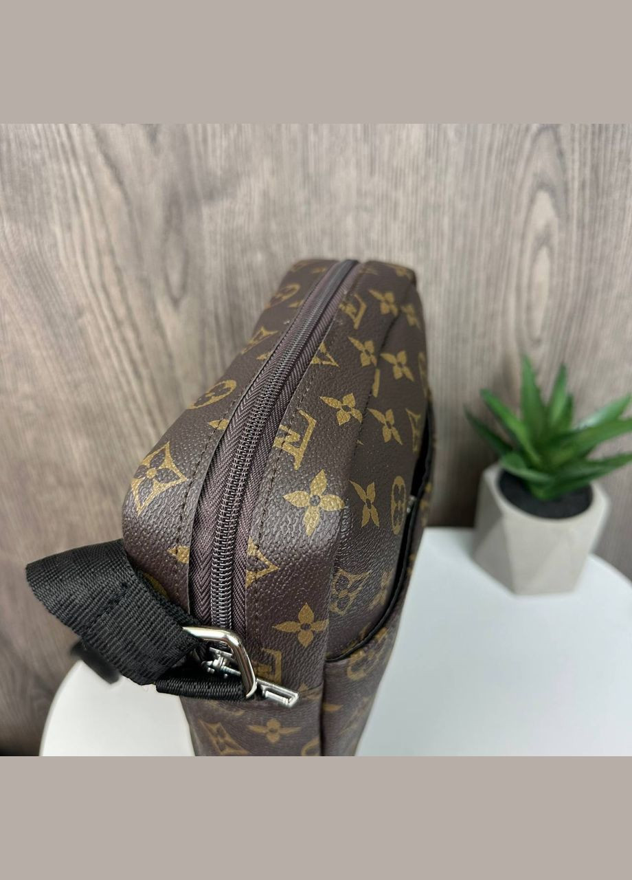 Мужская сумка планшетка на плечо коричневая Eton (313865478)