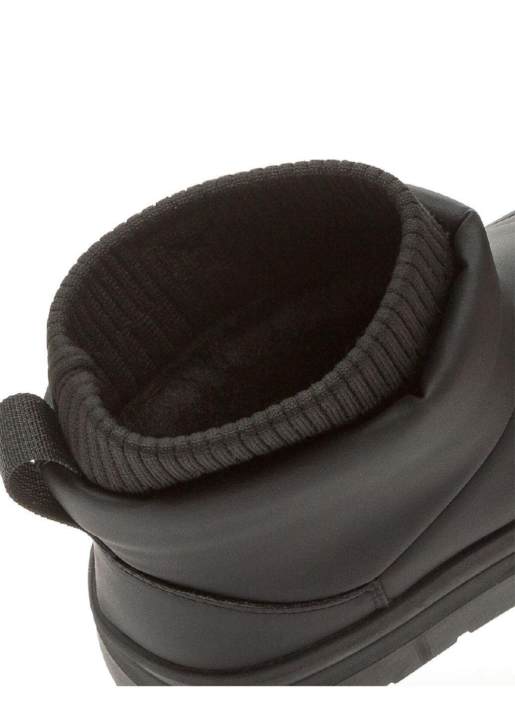 Черные осенние полусапоги детские унисекс утепленные Keddo