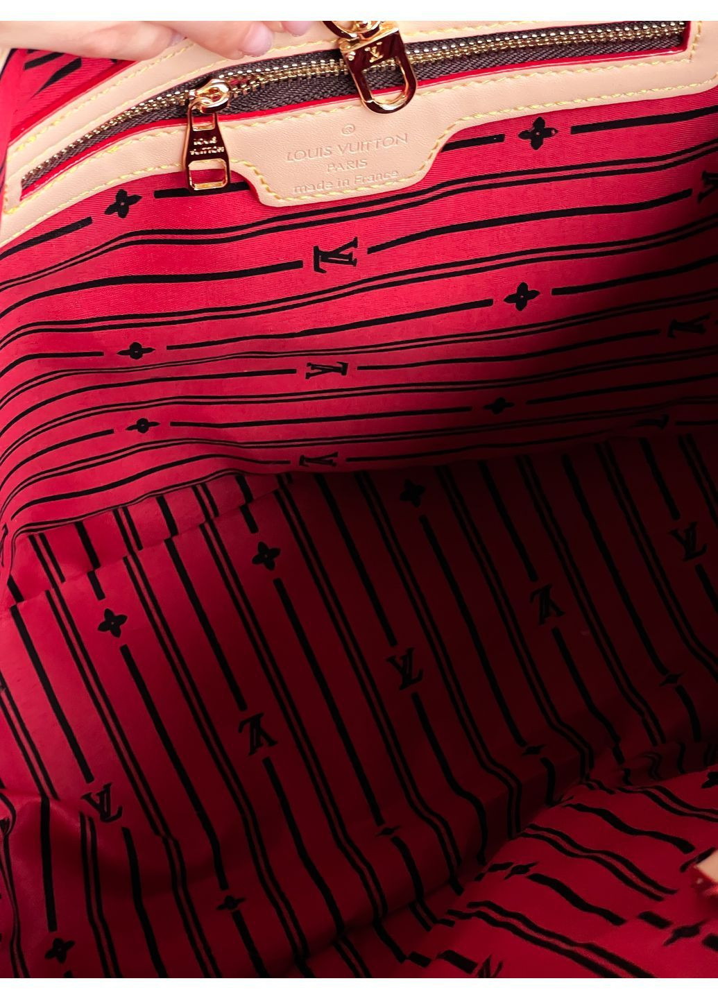 Сумка женская Louis Vuitton Neverfull Brown шопер LV Луи Витон коричневая No Brand (362035027)