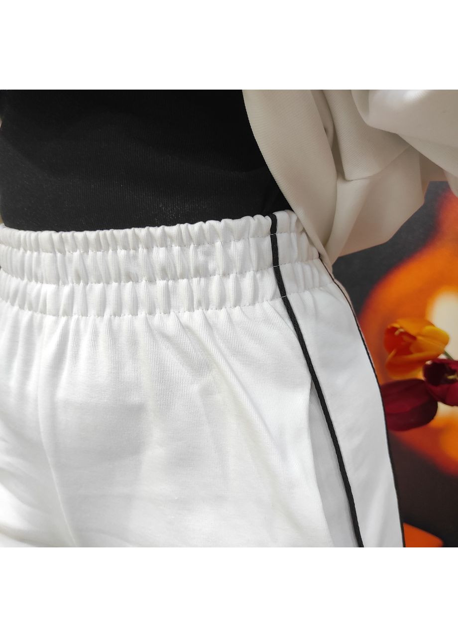 Костюм жіночий трикотажний спортивний палацце лампаси 42 сірий AKSAN (350349572)