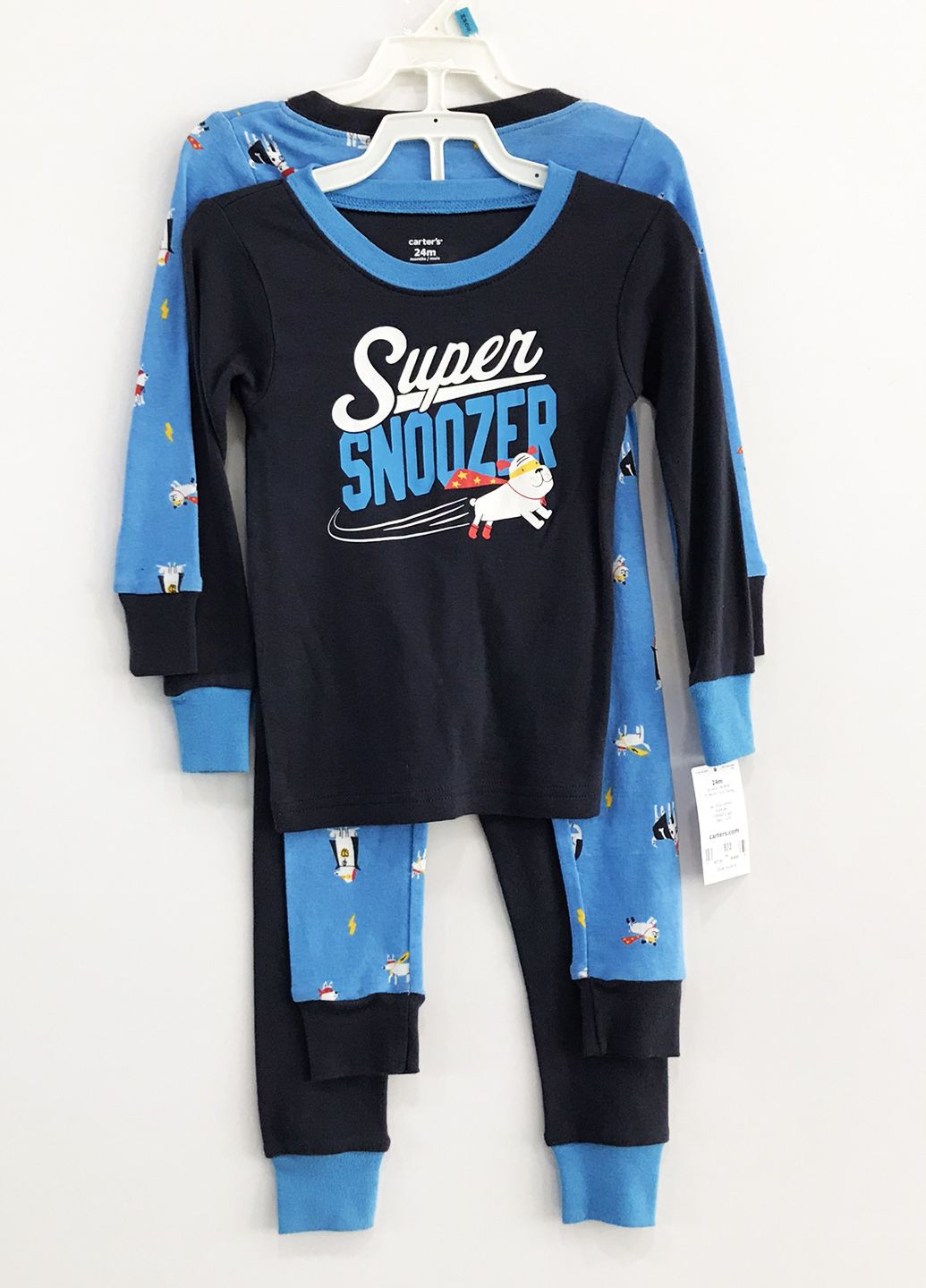 Синяя пижама. комплект из 4 вещей carters No Brand