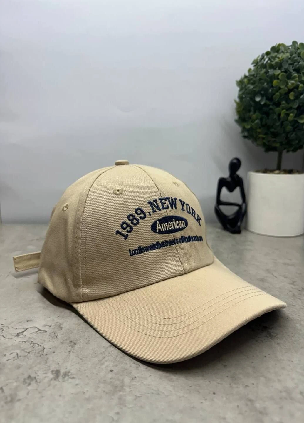 Кепка на літо New York бейсболка One Size Бежева No Brand (329190243)