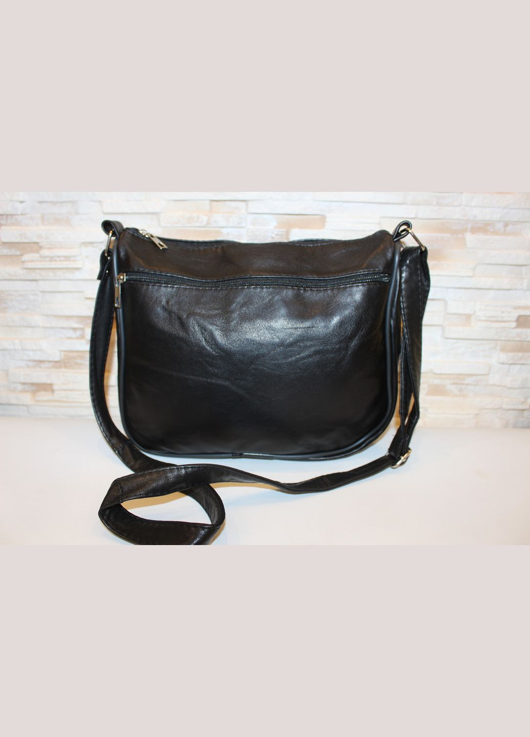 Сумка женская черная натуральная кожа код 22-1511 No Brand (322583143)