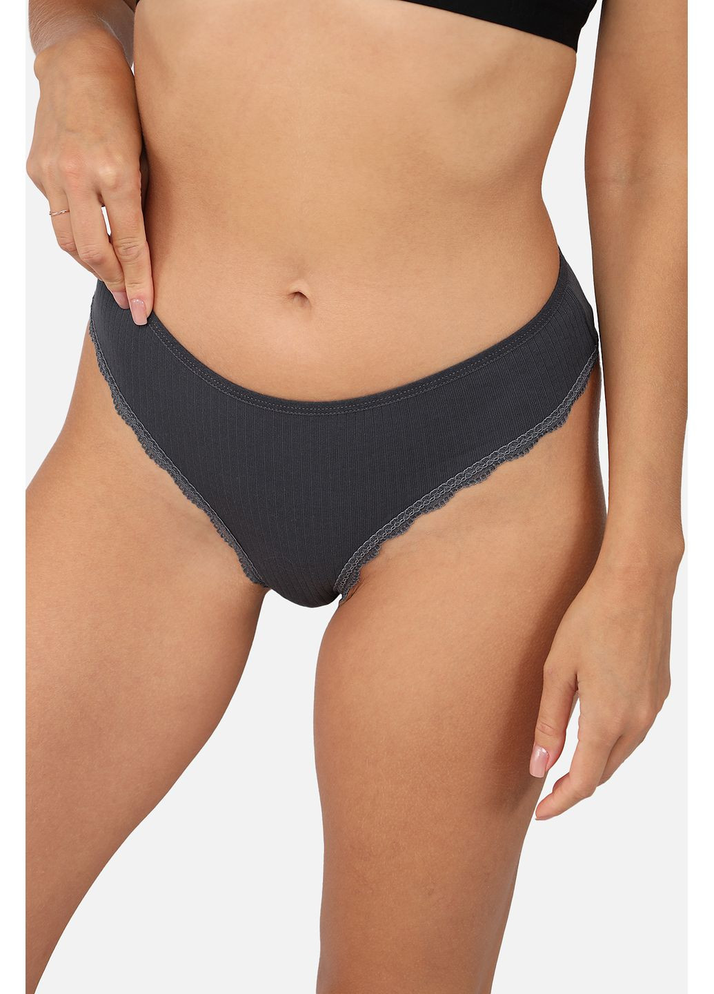 Труси бразильяно жіночі колір графіт CB-00282964 Nicoletta (357014803)