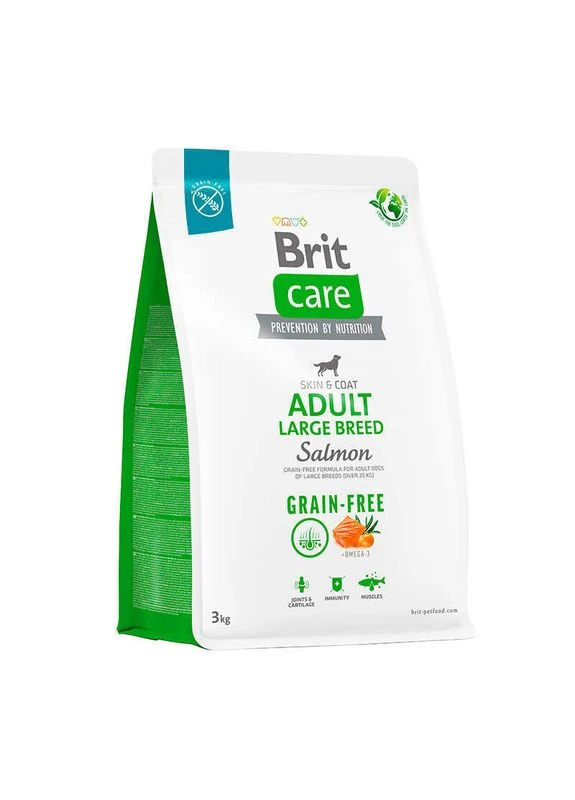 Dog Grain-free Adult Large Breed Salmon - Сухий беззерновий корм з лососем для собак великих порід 3 кг Sale1! (2007133009823) Brit Care (332163528)