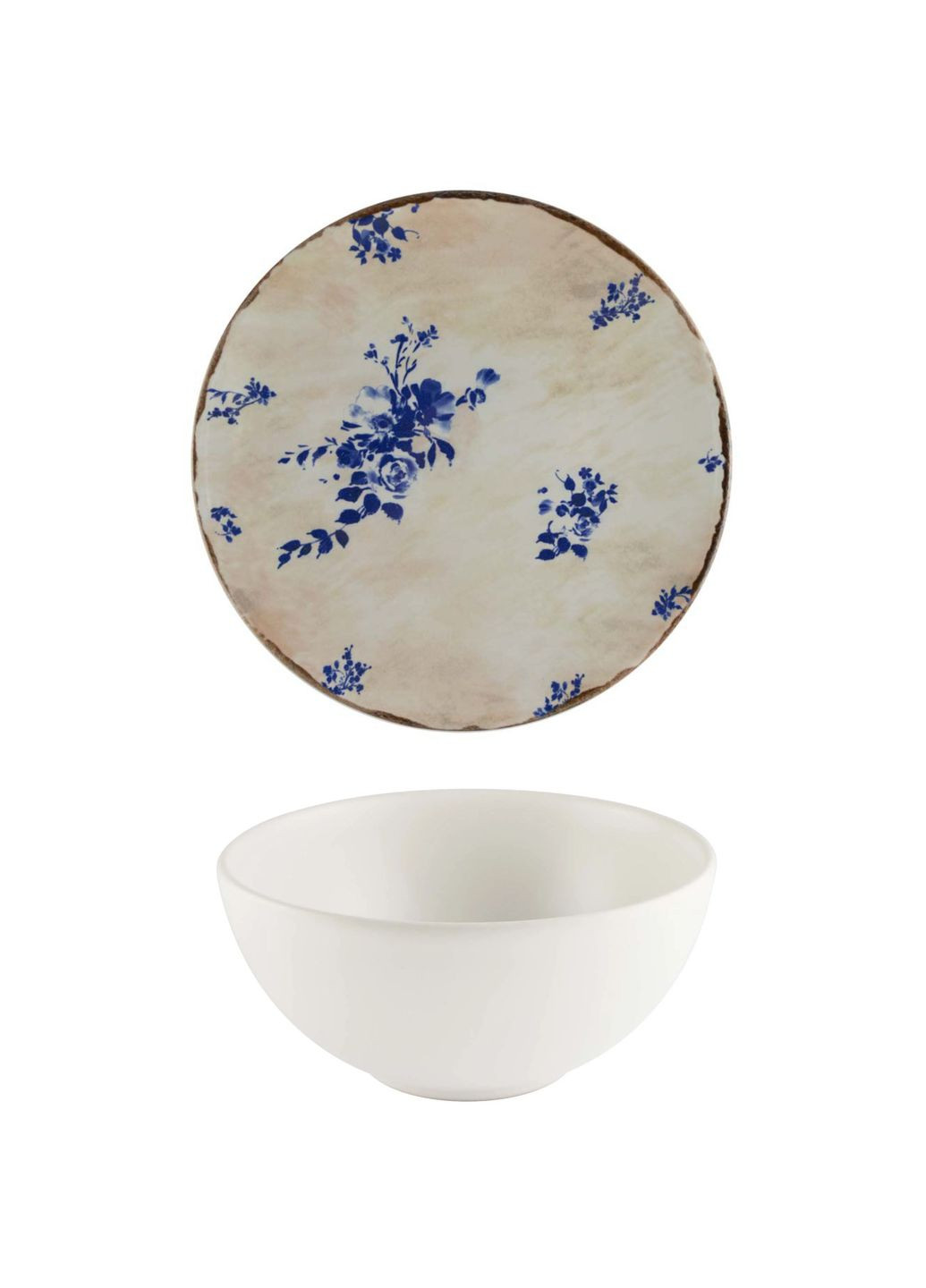 Салатник Mesa White Flower Vintage Off A 22 см Mesa Ceramics (323167476)